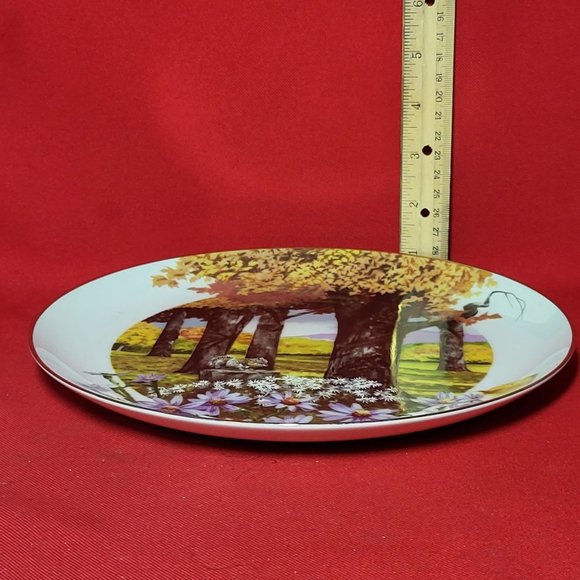 VTG Decorative Plate Royal Windsor Frost Aster Wildflowers of the South - Picture 9 of 12